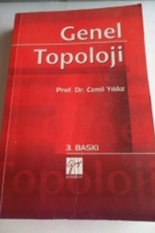 Genel Topoloji Prof. Dr. Cemil Yıldız