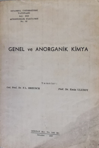 Genel ve Anorganik Kimya F. L. Breusch