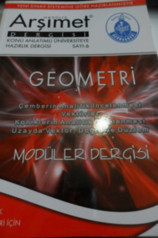 Geometri Modüler Dergisi Sayı: 6