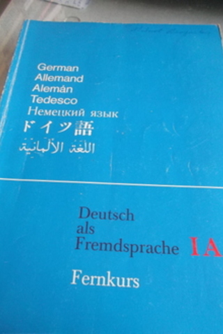 German Allemand Aleman Tedesco / Deutsch Als Fremdsprache IA - Fernkur