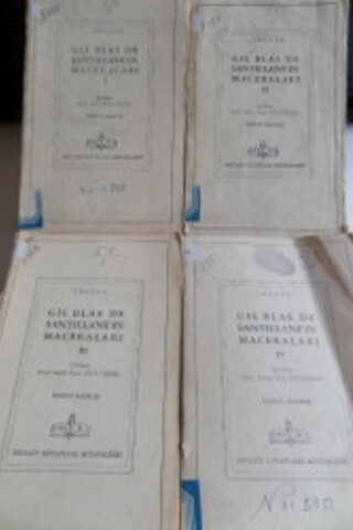 Gil Blas De Santillane'in Maceraları / 4 Cilt Takım Lesage