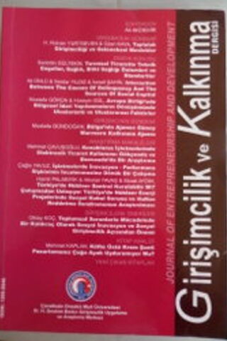 Girişimcilik ve Kalkınma Dergisi 2010 / 5