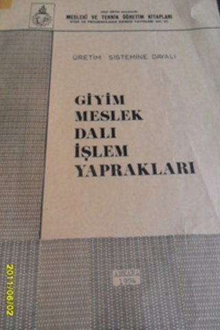 Giyim Meslek Dalı İşlem Yaprakları
