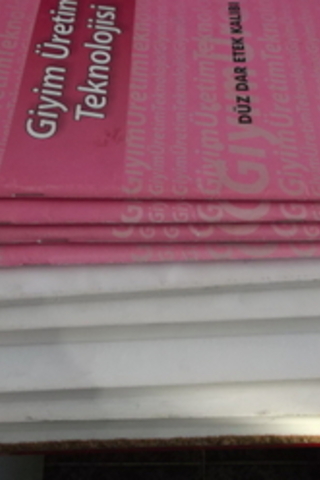 Giyim Üretim Teknolojisi Kitapları / 8 Adet