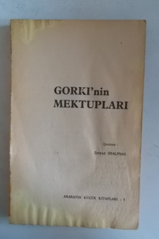 Gorki'nin Mektupları Maksim Gorki