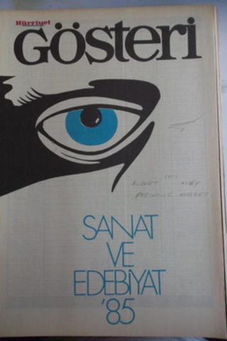 Gösteri Sanat Edebiyat Dergisi 1985