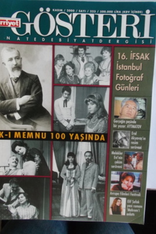 Gösteri Sanat Edebiyat Dergisi 2000 / 223