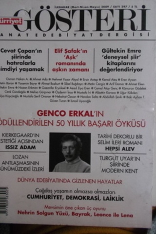 Gösteri Sanat Edebiyat Dergisi 2009 / 297