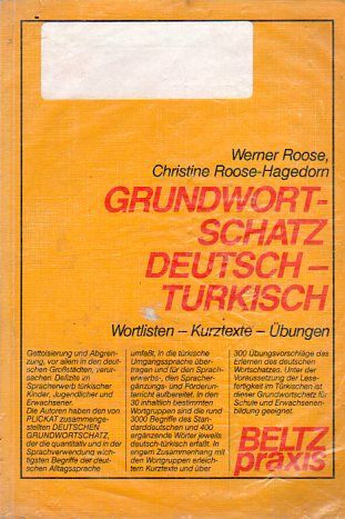 Grundwortschatz Deutsch-Türkisch Werner Roose