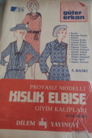Güler Erkan Provasız Modelli Kışlık Elbise Giyim Kalıpları