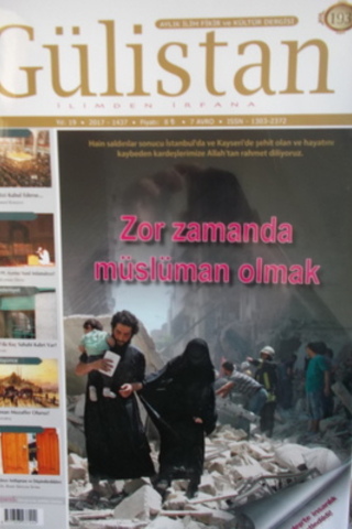 Gülistan Aylık İlim Fikir ve Kültür Dergisi 2017 / 193