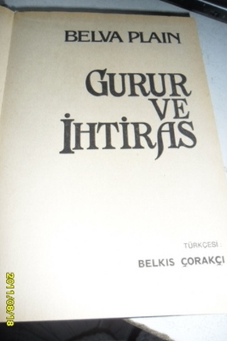 Gurur Ve İhtiras Belva Plain