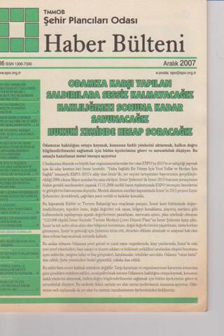 Haber Bülteni 2007 Aralık