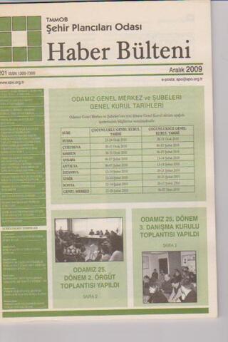 Haber Bülteni 2009 Aralık