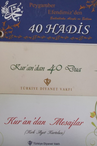 Hadis ve Dua Kartelası (3 Adet)