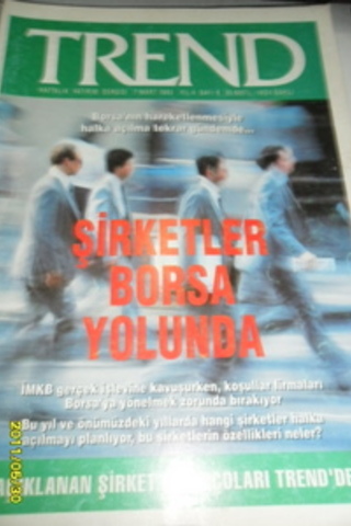 Haftalık Yatırım Dergisi Trend 1993 / 9