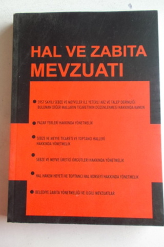 Hal ve Zabıta Mevzuatı