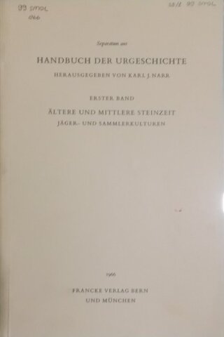 Handbuch Der Urgeschichte