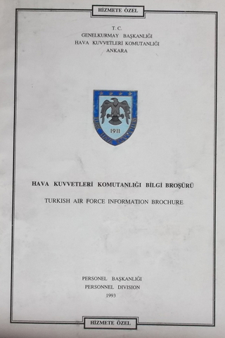 Hava Kuvvetleri Komutanlığı Bilgi Broşürü