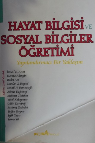 Hayat Bilgisi ve Sosyal Bilgiler Öğretimi İsmail H. Acun