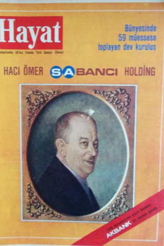 Hayat Dergisi Hacı Ömer Sabancı Holding Özel Sayısı