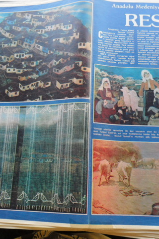 Hayat Dergisi Posteri ( Anadolu Medeniyetleri Çağdaş Türk Sanatı)