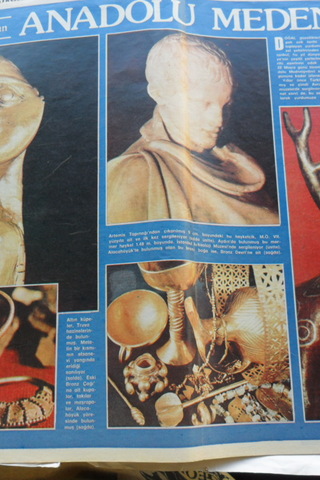 Hayat Dergisi Posteri ( Anadolu Medeniyetleri )