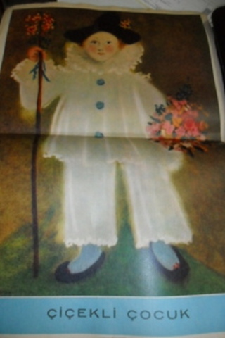 Hayat Dergisi Posteri ( Çiçekli Çocuk )