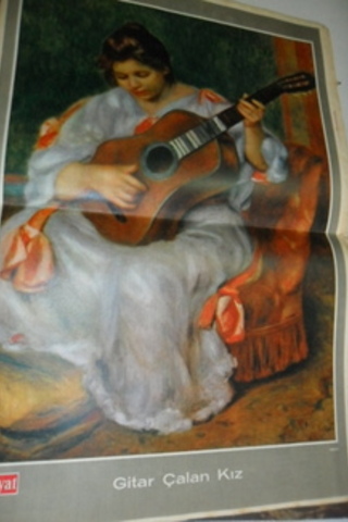 Hayat Dergisi Posteri ( Gitar Çalan Kız )