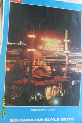 Hayat Dergisi Posteri ( Nusretiye Camii )