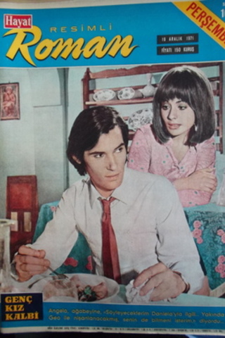 Hayat Resimli Roman 1971 Sayı 101