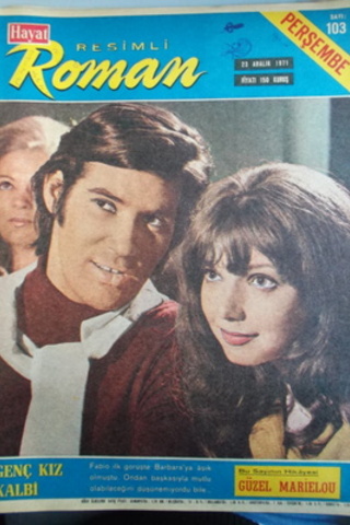 Hayat Resimli Roman 1971 Sayı 103