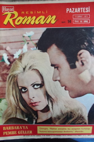 Hayat Resimli Roman 1971 Sayı 14