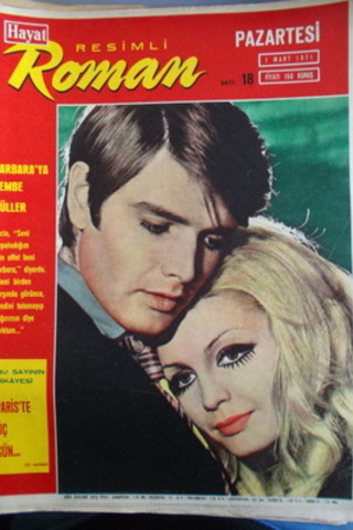 Hayat Resimli Roman 1971 Sayı 18