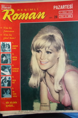 Hayat Resimli Roman 1971 Sayı 28