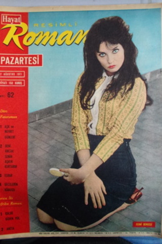 Hayat Resimli Roman 1971 Sayı 62