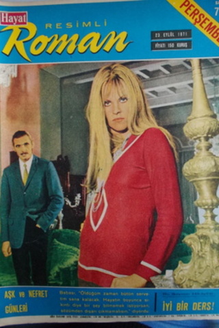 Hayat Resimli Roman 1971 Sayı 77