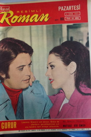 Hayat Resimli Roman 1971 Sayı 80