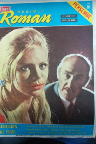 Hayat Resimli Roman 1971 Sayı 91