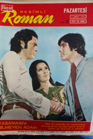 Hayat Resimli Roman 1972 Sayı 11