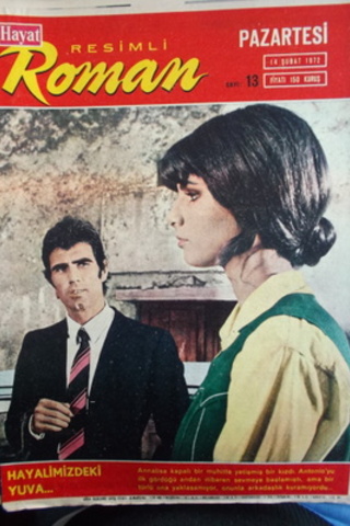 Hayat Resimli Roman 1972 Sayı 13