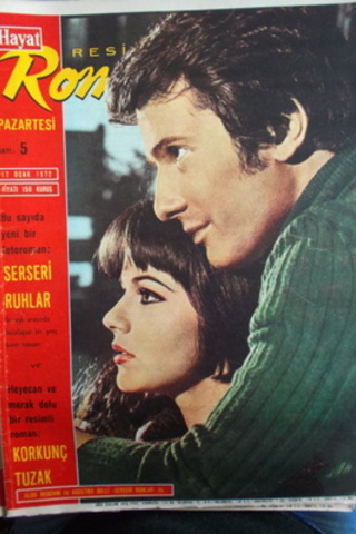 Hayat Resimli Roman 1972 Sayı 5