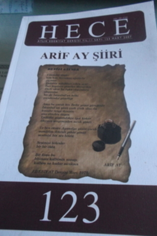 Hece Aylık Edebiyat Dergisi 2007 / 123