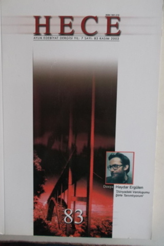 Hece Aylık Edebiyat Dergisi 2003 / 83