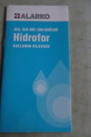 Hidrofor Kullanım Kılavuzu