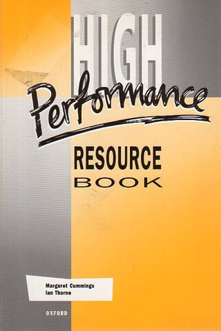 High Performance Resourse Book Lan Thorne