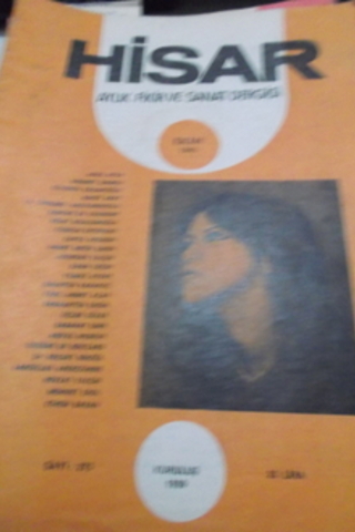 Hisar Aylık Fikir ve Sanat Dergisi 1980 / 275