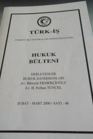 Hukuk Bülteni 2000 / 48