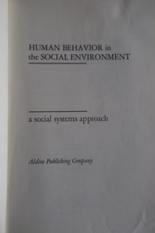 Human Behavior In The Social Environment Human Behavior In The Social Environment