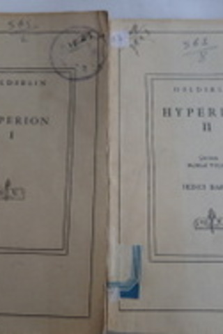 Hyperion I-II Hölderlin